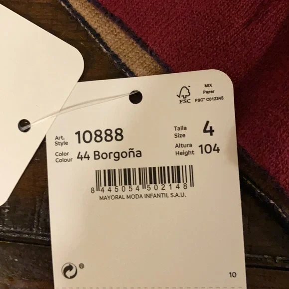 MAYORAL Boys hat and scarf set size 4T Brand New - Picture 7 of 9